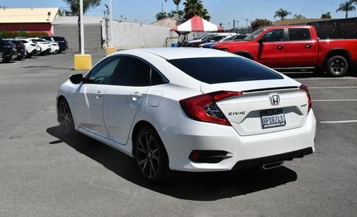 White 2020 Honda Civic Sport