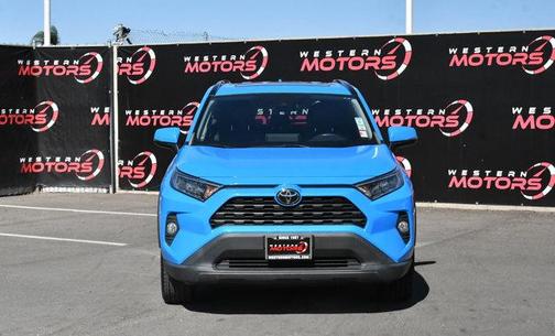 Blue 2020 Toyota RAV4 XLE Premium