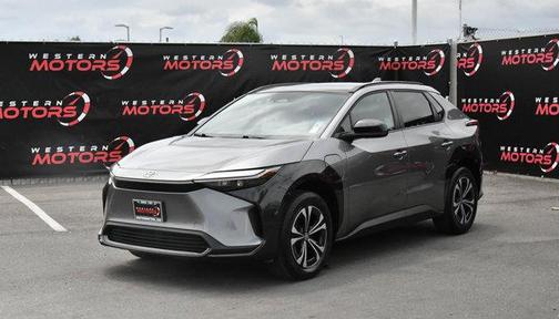 Gray 2023 Toyota bZ4X XLE