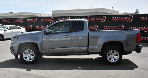 Satin Steel Metallic 2021 Chevrolet Colorado LT