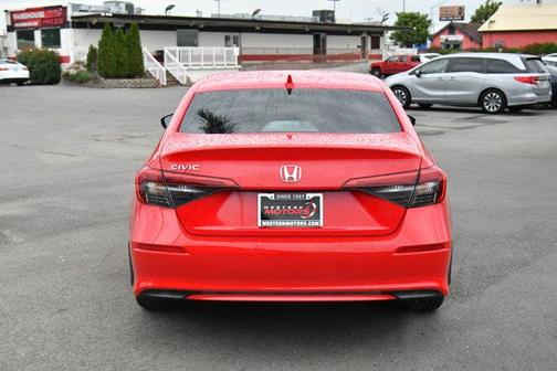 Red 2022 Honda Civic LX