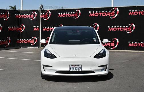 White 2021 Tesla Model 3 Standard Range Plus
