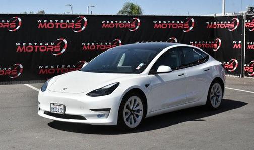 White 2021 Tesla Model 3 Standard Range Plus
