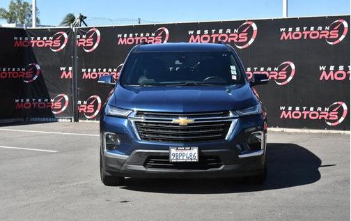 Northsky Blue Metallic 2022 Chevrolet Traverse LT Cloth
