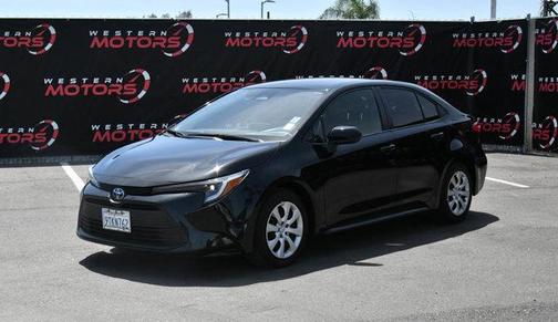 Black 2025 Toyota Corolla Hybrid LE