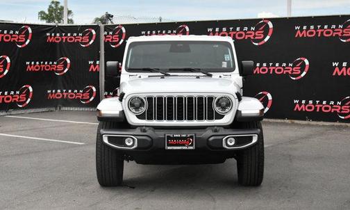 Bright White Clearcoat 2025 Jeep Wrangler 4xe Sahara