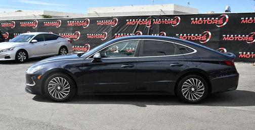 Oxford Blue 2021 Hyundai SONATA Hybrid SEL