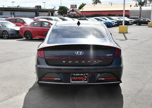 Oxford Blue 2021 Hyundai SONATA Hybrid SEL