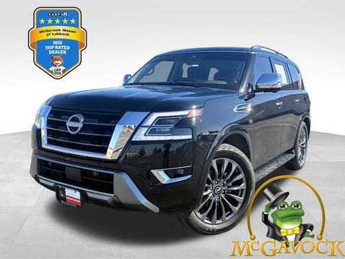 Black 2021 Nissan Armada Platinum