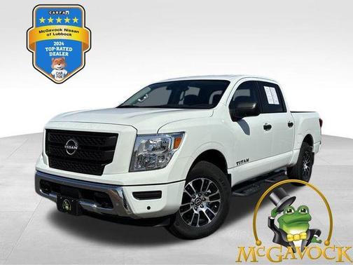 Glacier White 2024 Nissan Titan SV