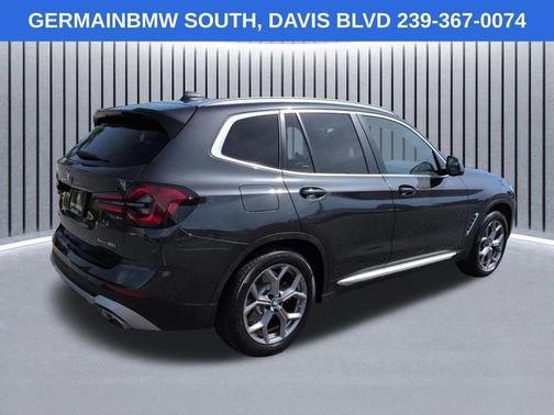 Dark Graphite Metallic 2024 BMW X3 xDrive30i
