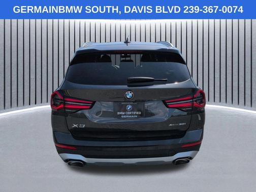 Dark Graphite Metallic 2024 BMW X3 xDrive30i
