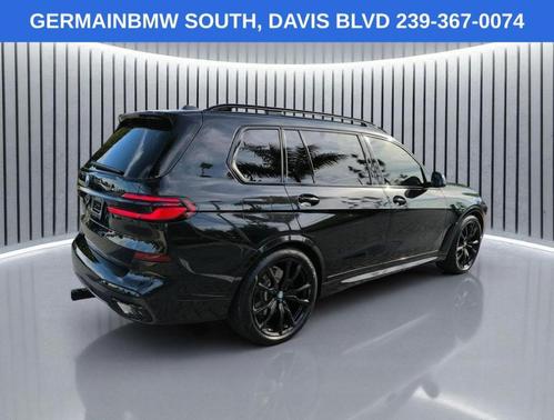 Black Sapphire Metallic 2025 BMW X7 xDrive40i