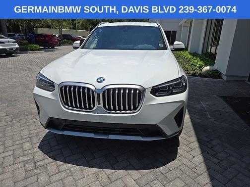 Alpine White 2024 BMW X3 xDrive30i