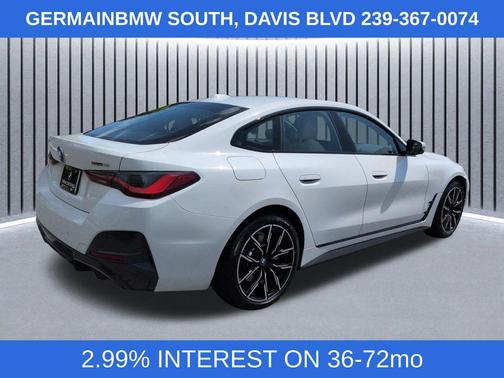 Alpine White 2023 BMW i4 Gran Coupe eDrive40