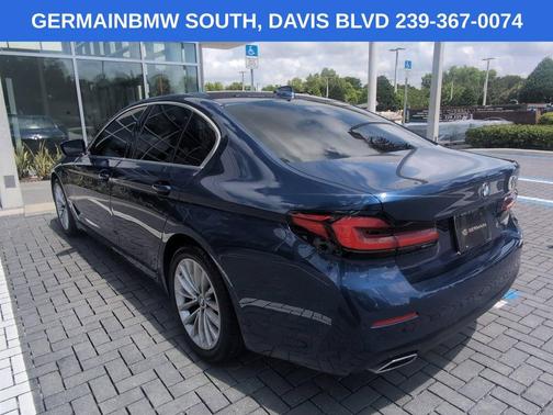 Blue Metallic 2023 BMW 530 i