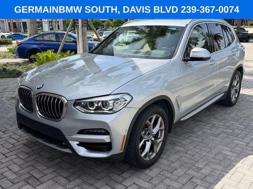 Glacier Silver Metallic 2021 BMW X3 sDrive30i