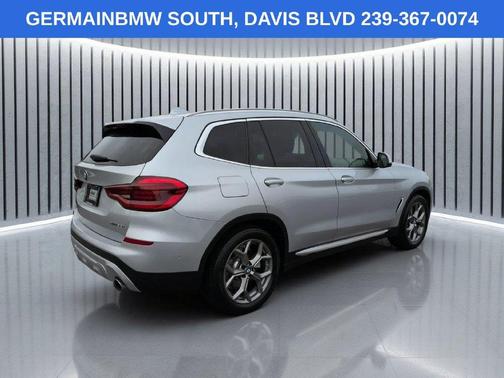 Glacier Silver Metallic 2021 BMW X3 sDrive30i