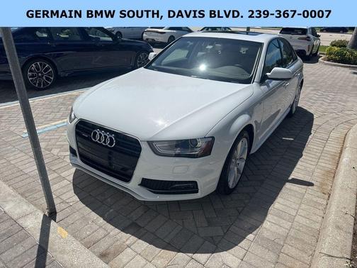 Glacier White 2015 Audi A4 2.0T Premium Plus