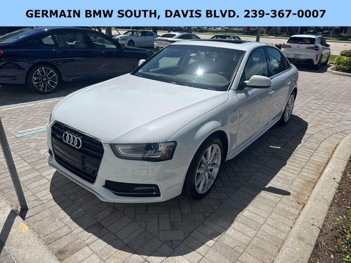 Glacier White 2015 Audi A4 2.0T Premium Plus
