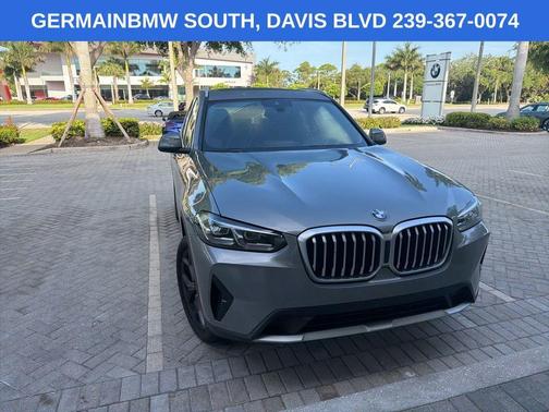 Skyscraper Gray Metallic 2024 BMW X3 sDrive30i
