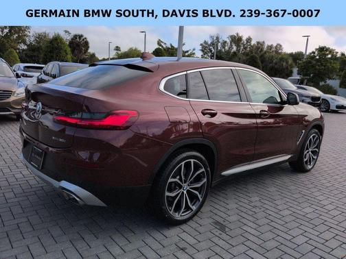 Piemont Red 2023 BMW X4 xDrive30i