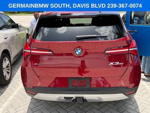 Red Metallic 2025 BMW X3 30 xDrive
