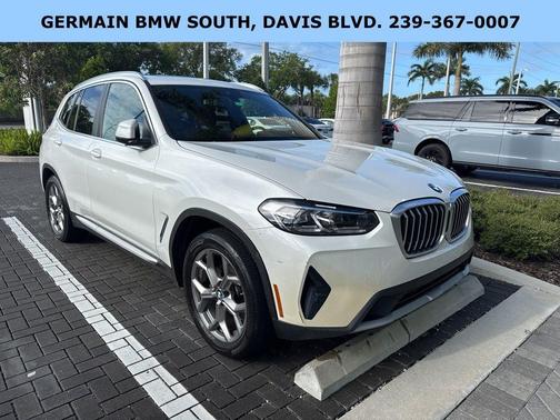 White Metallic 2022 BMW X3 sDrive30i
