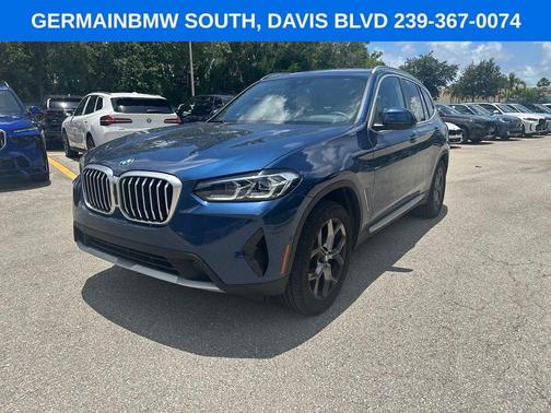 Phytonic Blue Metallic 2023 BMW X3 xDrive30i