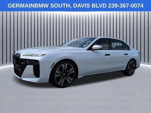 Mineral White Metallic 2025 BMW 760 760i xDrive