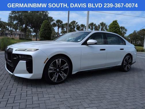 Mineral White Metallic 2025 BMW 760 760i xDrive