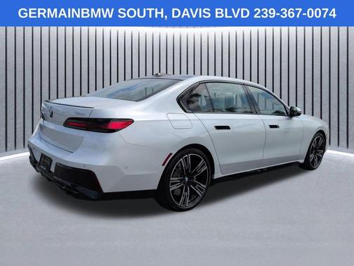Mineral White Metallic 2025 BMW 760 760i xDrive