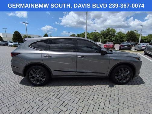 Gray 2022 Acura MDX A-Spec