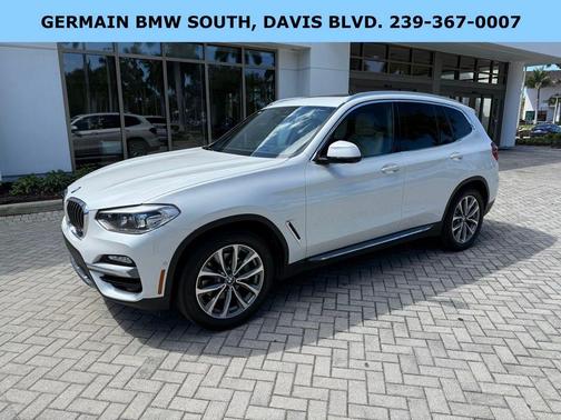 White Metallic 2019 BMW X3 xDrive30i