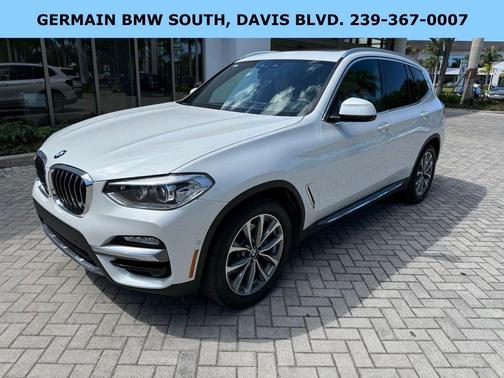White Metallic 2019 BMW X3 xDrive30i