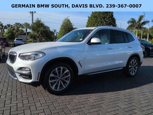 Mineral White Metallic 2019 BMW X3 xDrive30i