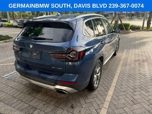 Blue Metallic 2023 BMW X3 xDrive30i