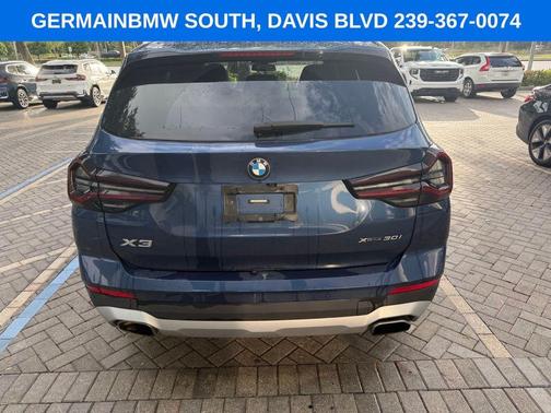 Blue Metallic 2023 BMW X3 xDrive30i