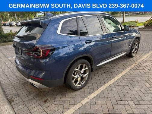 Blue Metallic 2023 BMW X3 xDrive30i