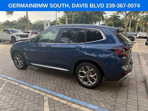 Blue Metallic 2023 BMW X3 xDrive30i
