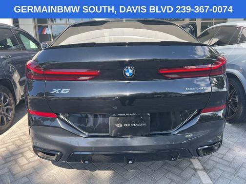 Black Sapphire Metallic 2024 BMW X6 xDrive40i