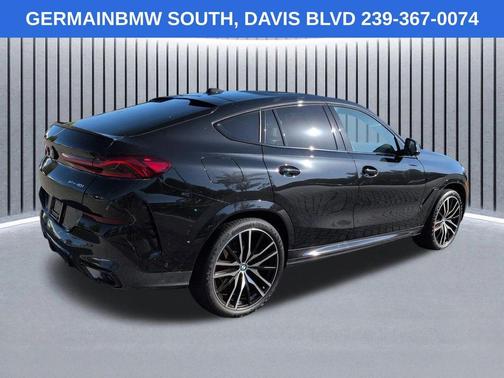 Black Sapphire Metallic 2024 BMW X6 xDrive40i