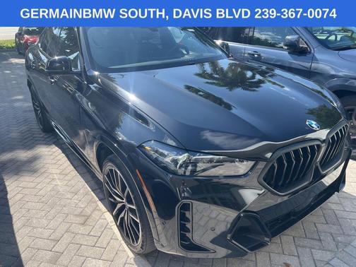 Black Sapphire Metallic 2024 BMW X6 xDrive40i