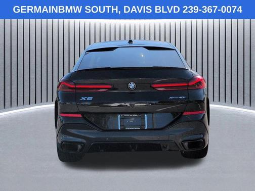 Black Sapphire Metallic 2024 BMW X6 xDrive40i