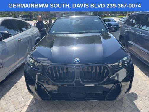Black Sapphire Metallic 2024 BMW X6 xDrive40i