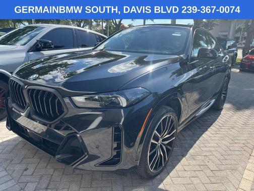 Black Sapphire Metallic 2024 BMW X6 xDrive40i