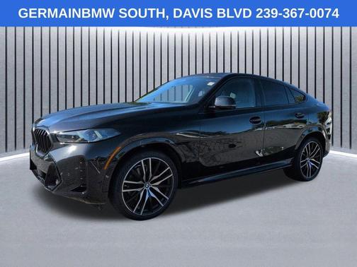 Black Sapphire Metallic 2024 BMW X6 xDrive40i