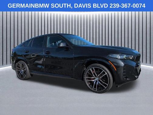 Black Sapphire Metallic 2024 BMW X6 xDrive40i