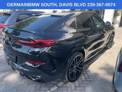 Black Sapphire Metallic 2024 BMW X6 xDrive40i