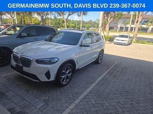 Alpine White 2024 BMW X3 xDrive30i